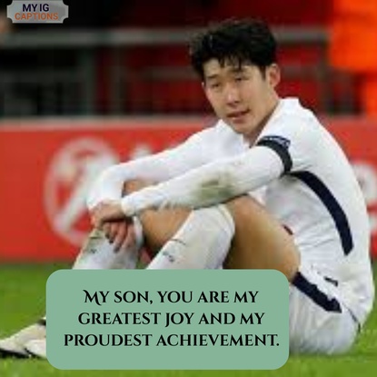 caption for son