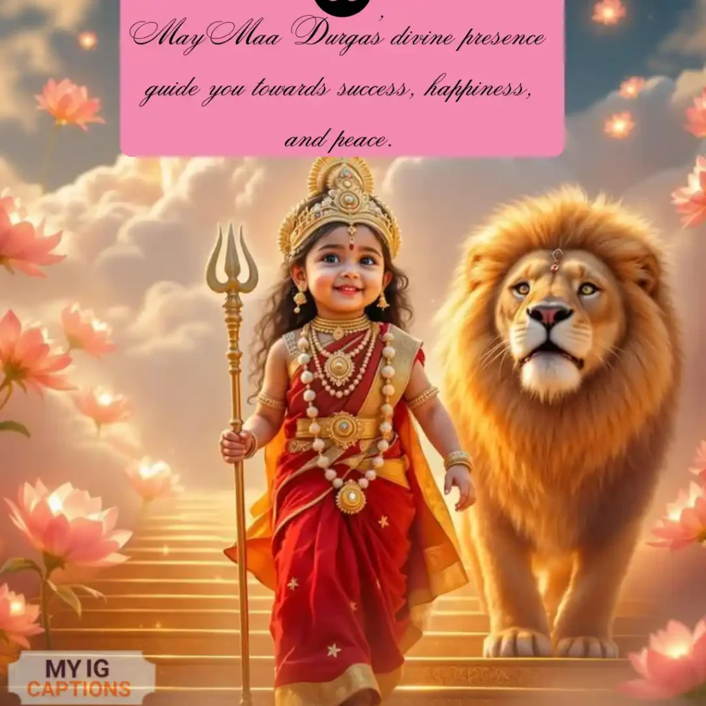 durga puja caption