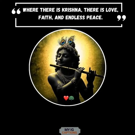 Krishna Caption