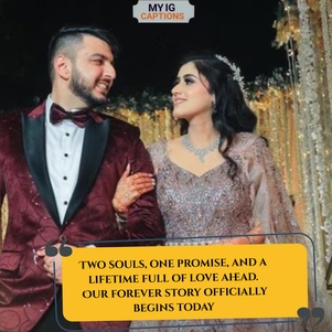 engagement post caption